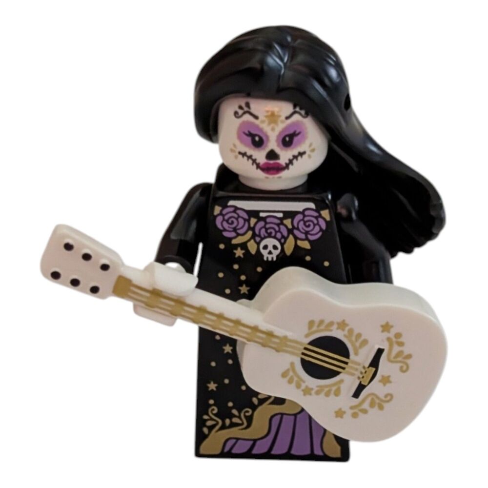 LEGO Dia De Los Muertos Mariachi Mini Figure With Guitar 2025